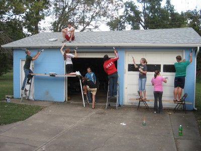 Youth House Painting 1 - Youth Service Projects
